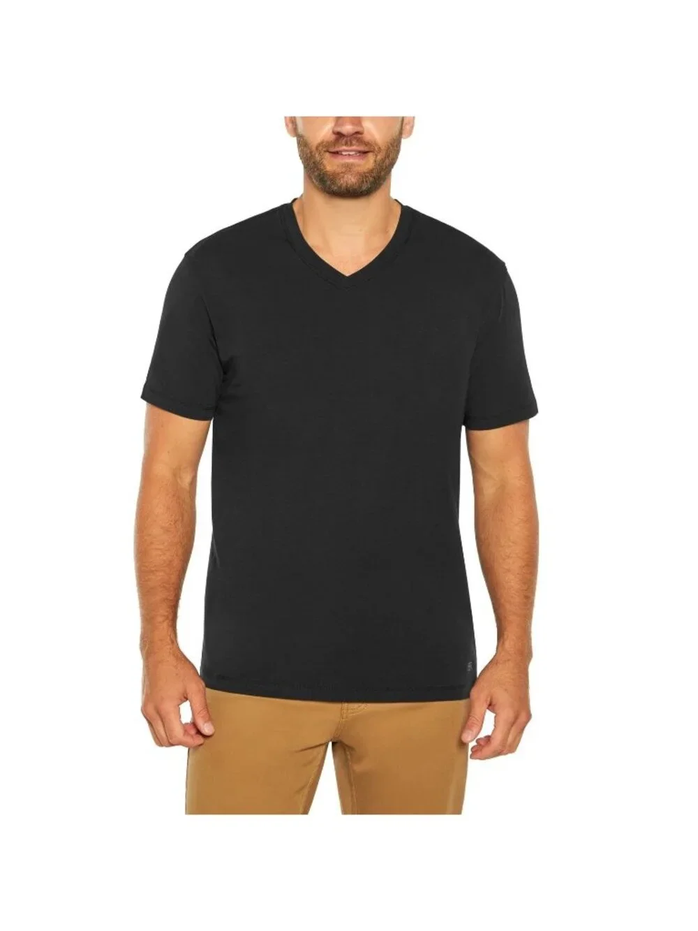 NWT Banana Republic Men's XL Black 3-Pack Essential V-Neck T-Shirts Cotton